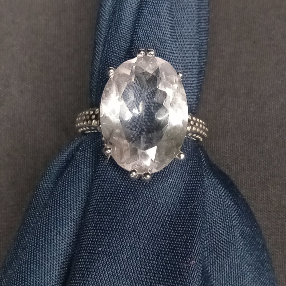 925 Sterling Silver Gorgeous Kunzite Sterling Silver Ring.